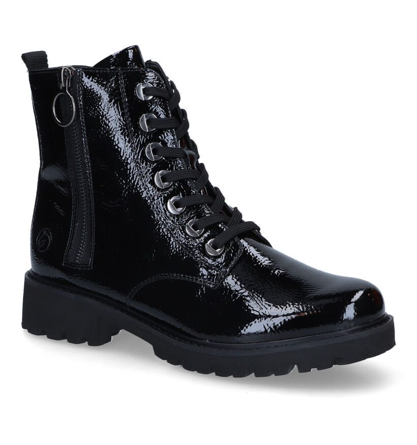 Remonte Witte Veterboots voor dames (312338) - geschikt voor steunzolen