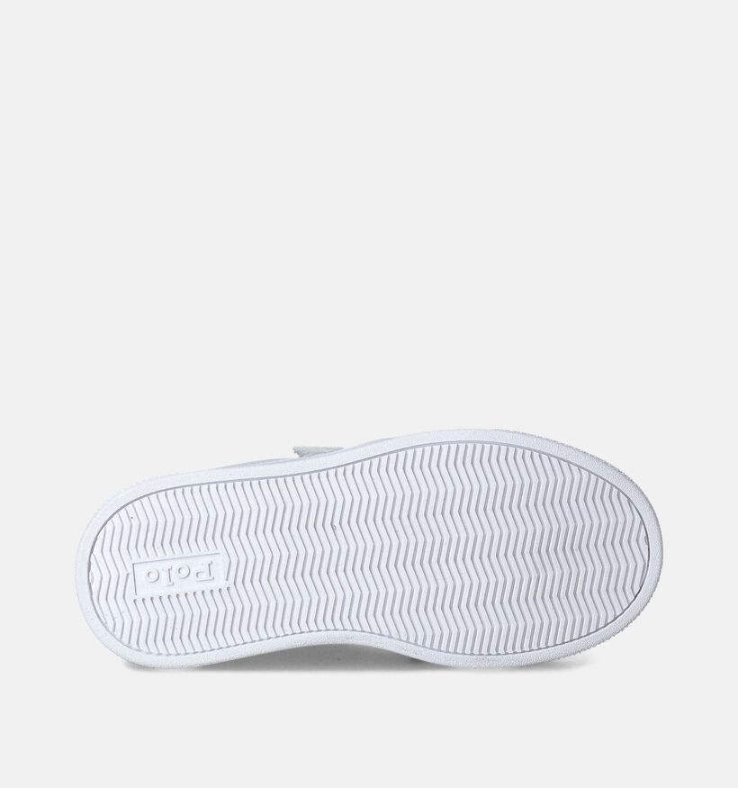 Polo Ralph Lauren Frazier Chaussures basses en Blanc pour garçons (353510)