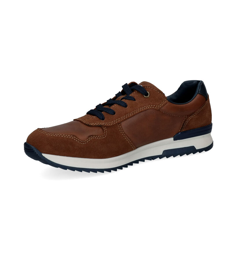 Rieker Chaussures à lacets en Bleu foncé en nubuck (298472)