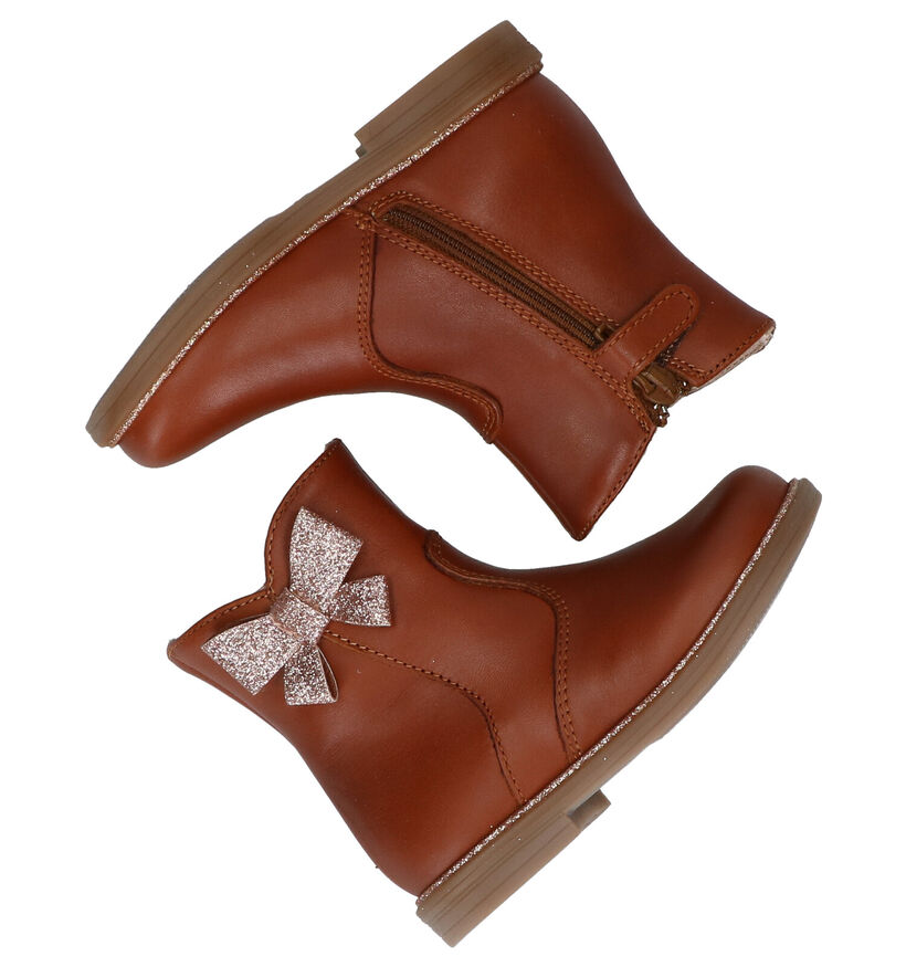 K3 Bottes basses en Cognac en cuir (282847)