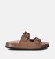 Milo & Mila Slippers Donkerbruin voor jongens, meisjes (356281)