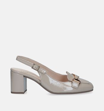 Slingbacks beige