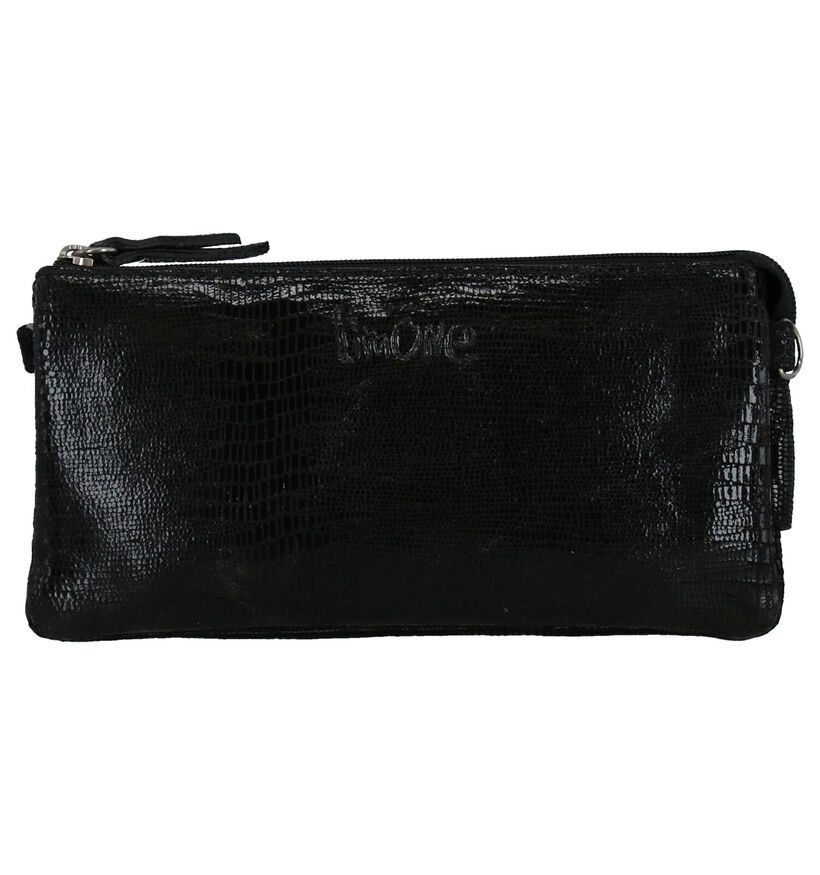 Via Limone Lizard Sac Porté Croisé en Noir en nubuck (270746)