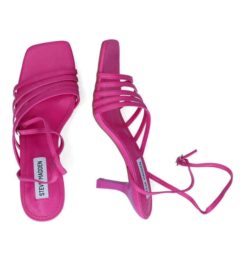 Steve Madden Aglow Sandales en Fuchsia pour femmes (305316)