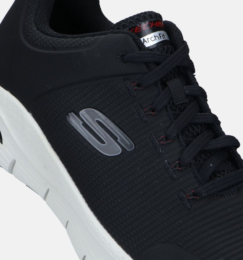 Skechers Arch Fit Titan Zwarte Sneakers voor heren (326190) - geschikt voor steunzolen