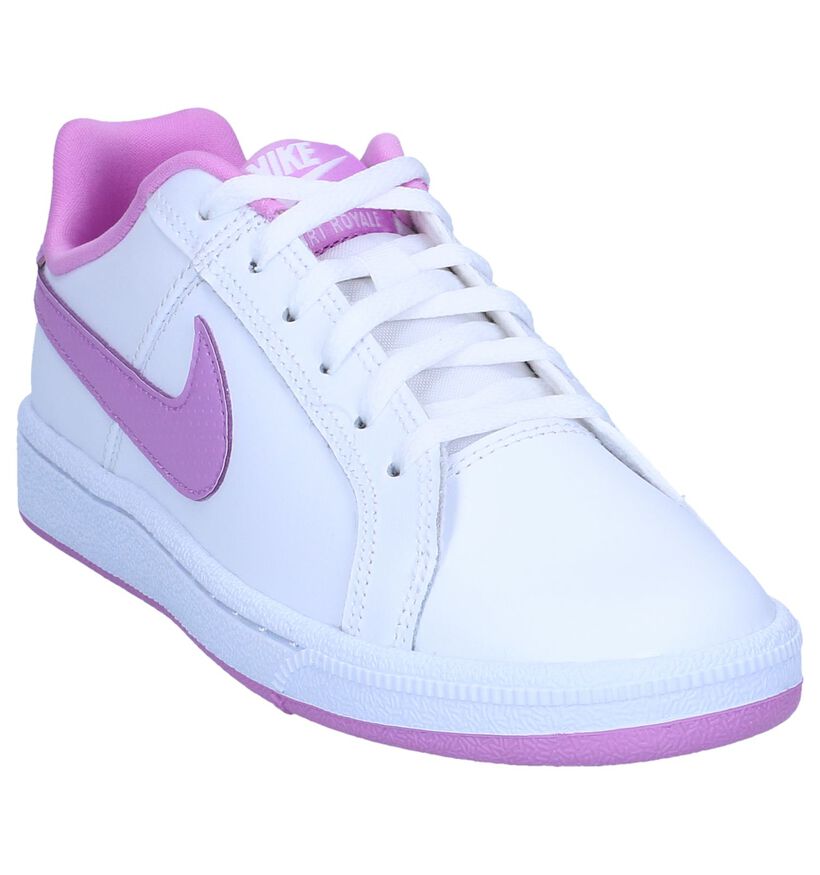 Witte Sneakers Nike Court Royale GS in kunstleer (249847)