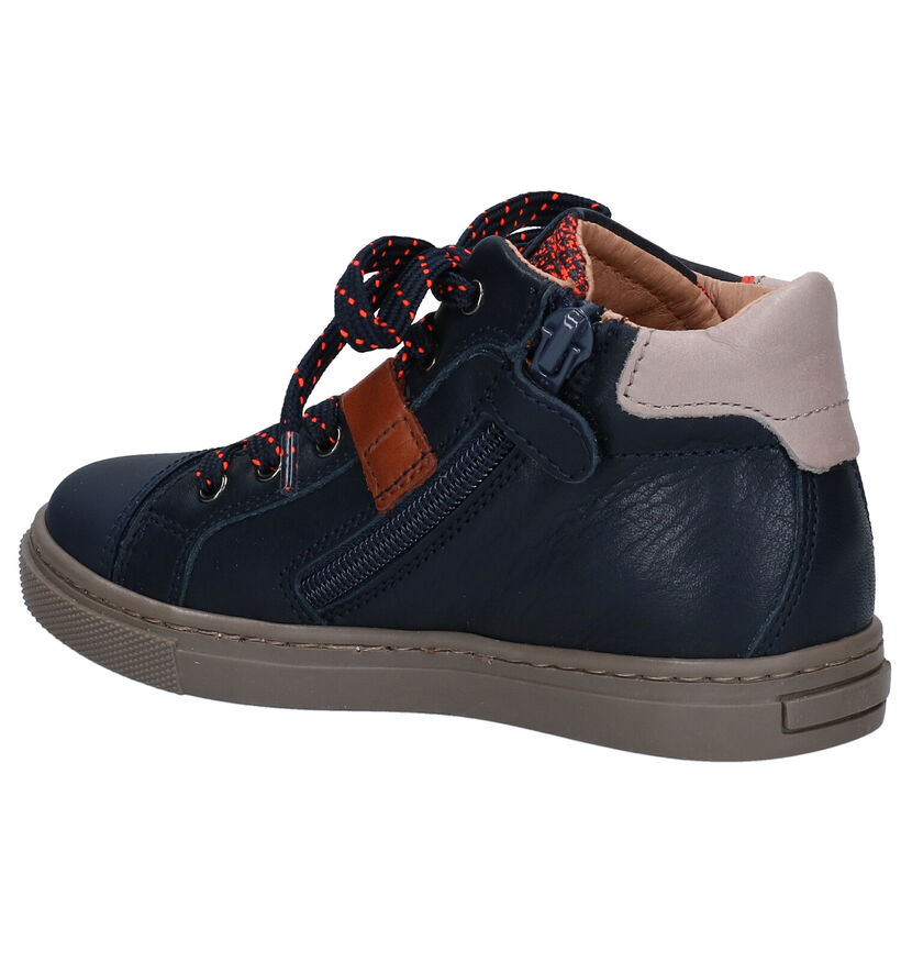 FR by Romagnoli Blauwe Veterschoenen in leer (296122)