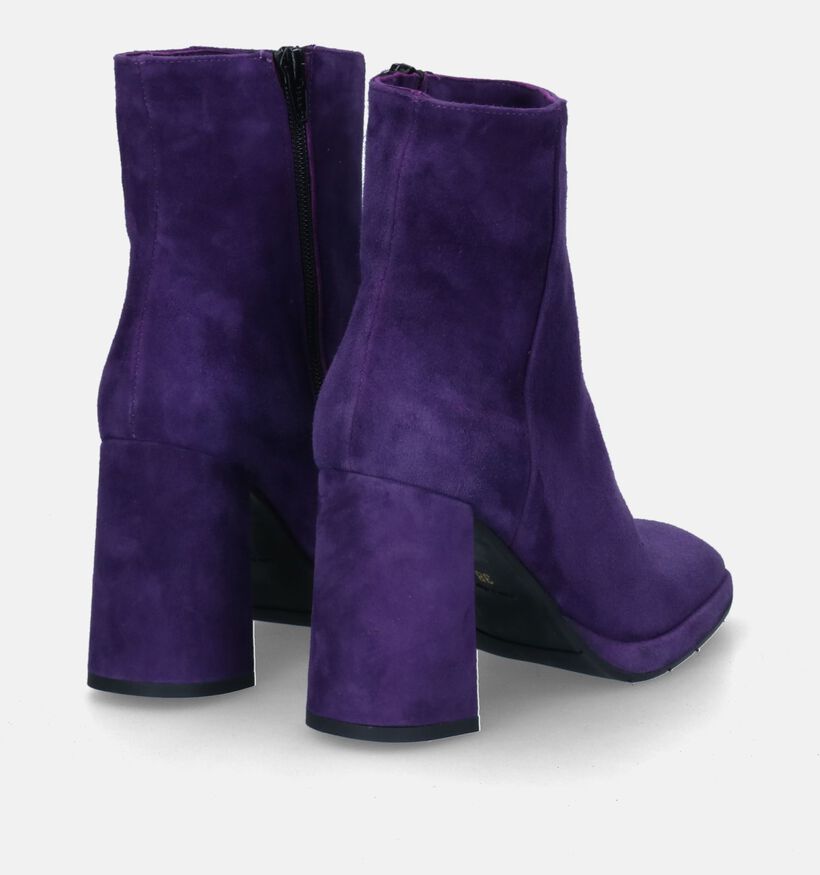Cristian Daniel Bottines à talons en Violet pour femmes (317498)