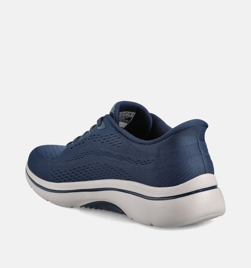 Skechers Go Walk Arch Fit Blauwe Sneakers voor heren (371059) - geschikt voor steunzolen