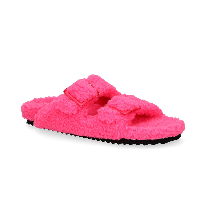 Colors of California Pantoufles ouvertes en Fuchsia pour femmes (300191)