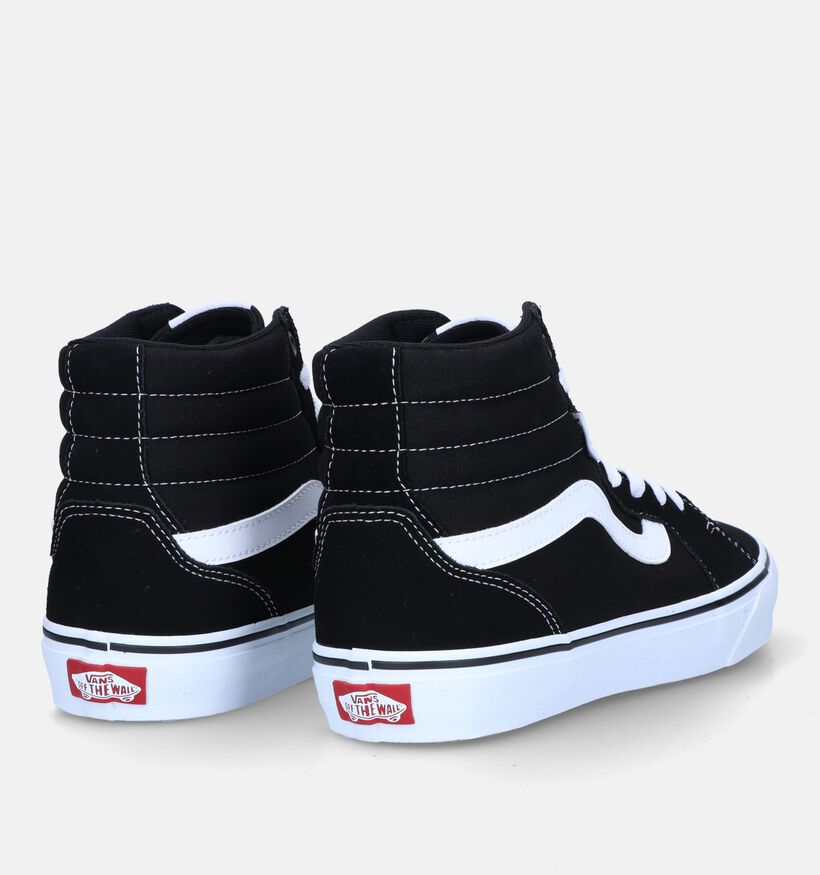 Vans Filmore Hi Baskets de skate en Noir pour hommes (328235)