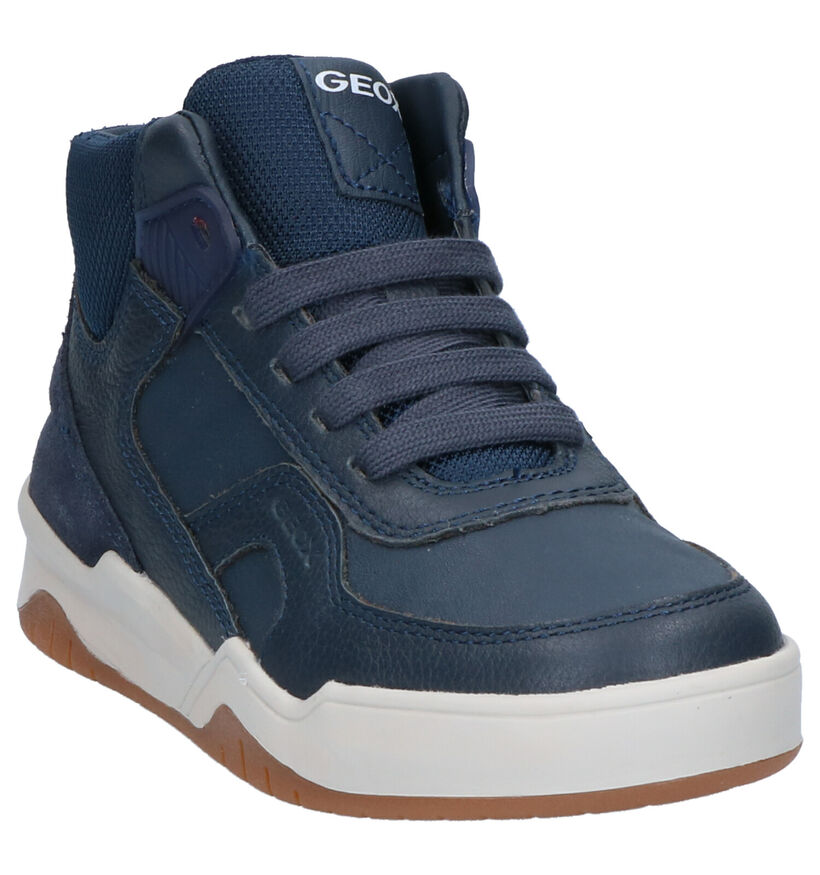 Geox Baskets hautes en Bleu foncé en cuir (254515)