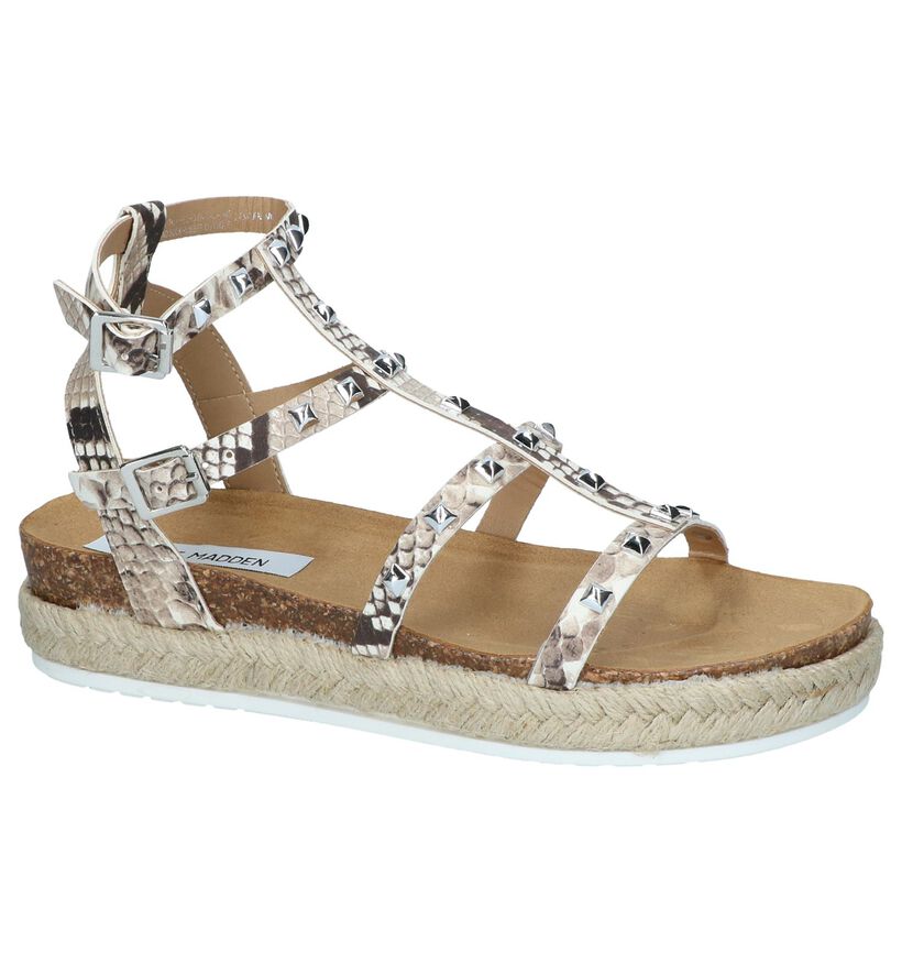 Steve Madden Array Sandales en Beige en cuir (245276)