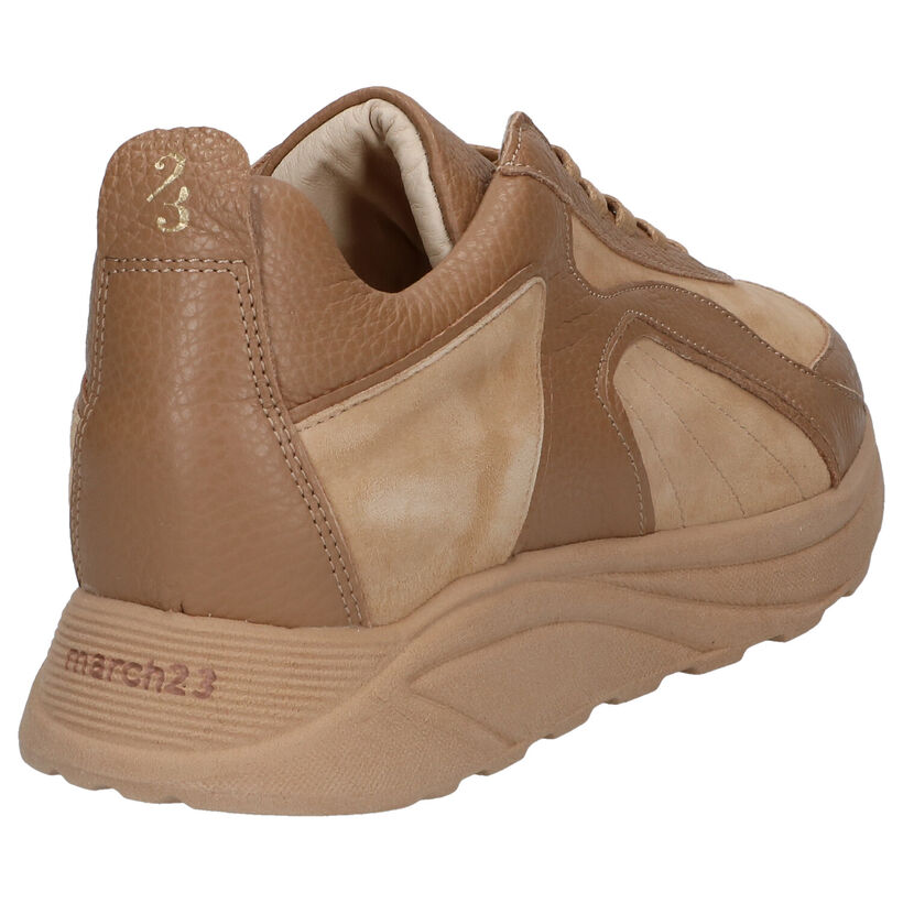 March23 Leighton Cognac Veterschoenen in daim (283273)