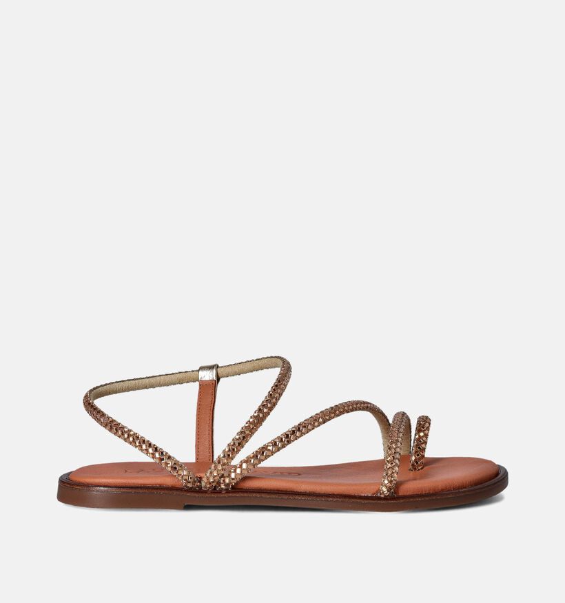 Laurent David Sandales plates en Or pour femmes (357850)