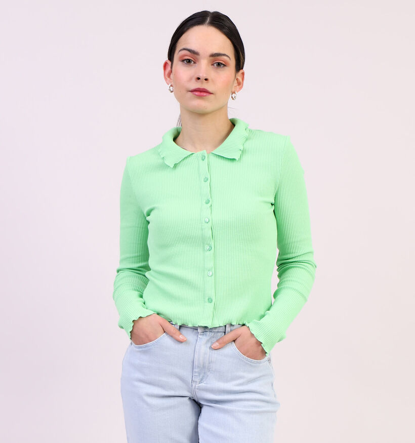 Pieces Tegan Cardigan en Vert pour femmes (326804)