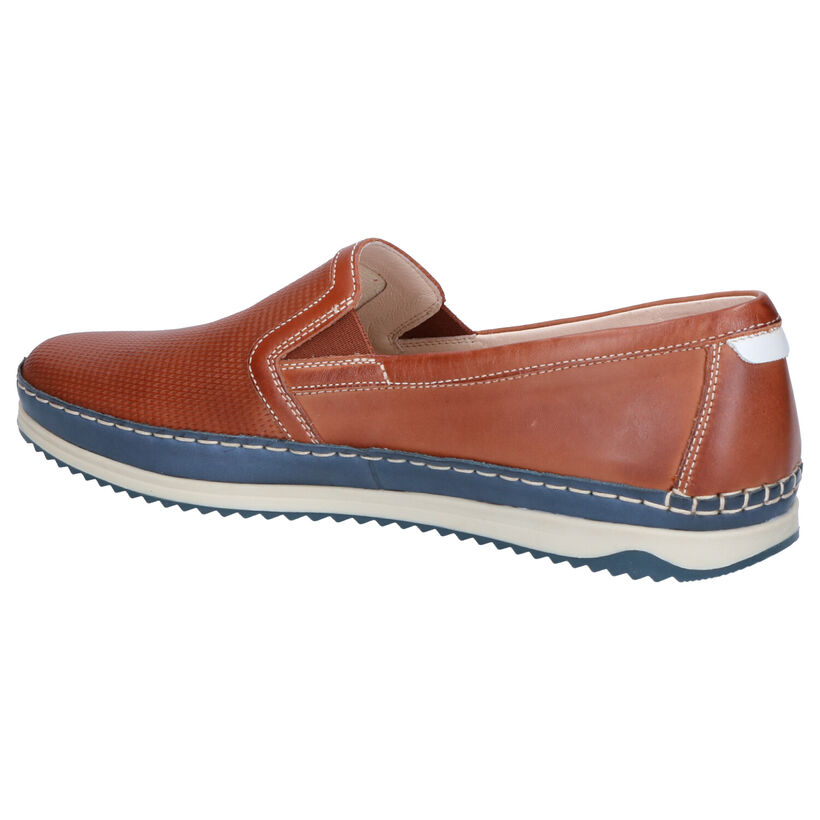 Pikolinos Motril Chaussures slip-on en Cognac en cuir (272422)