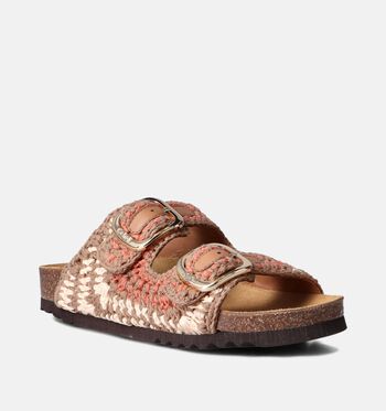 Scholl Noelle Nu-pieds Marron/Rouge