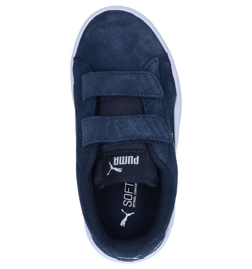 Puma Smash Baskets en Bleu en daim (293446)