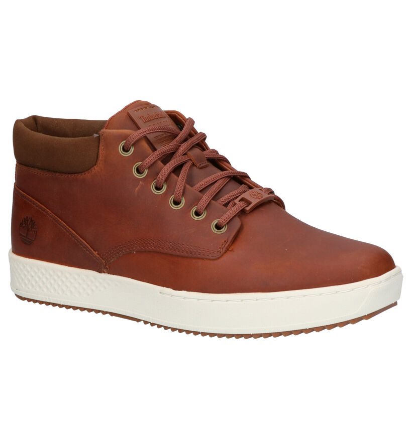 Timberland Cityroam Cupsole Cognac Hoge Schoenen in leer (253694)