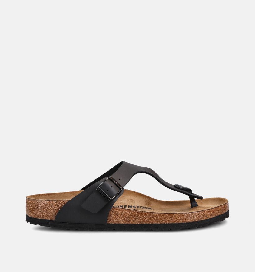 Birkenstock Gizeh Zwarte Slippers voor heren (351141)