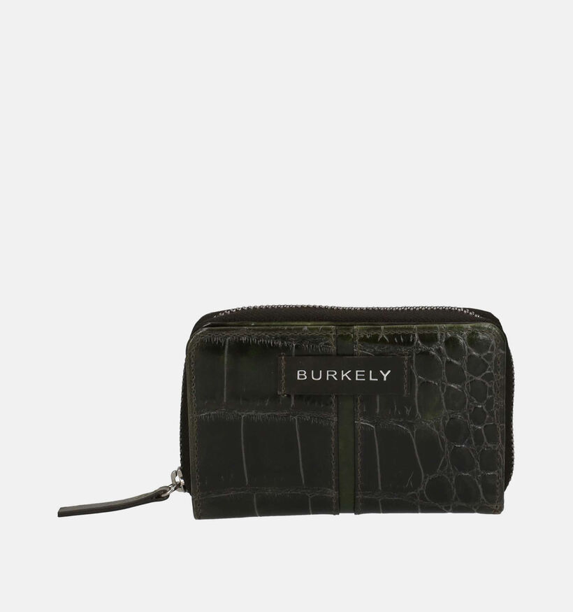 Burkely Colbie Porte-monnaie zipp&eacute; en Vert kaki pour femmes (380459)