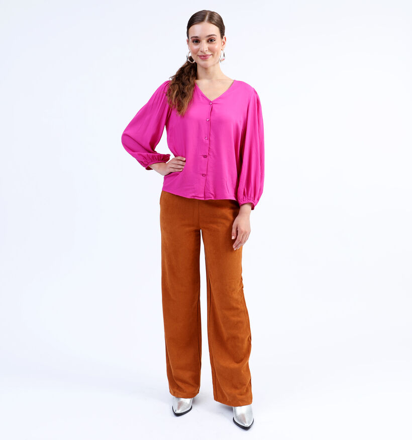 Pieces Krissie Fuchsia Blouse voor dames (335721)