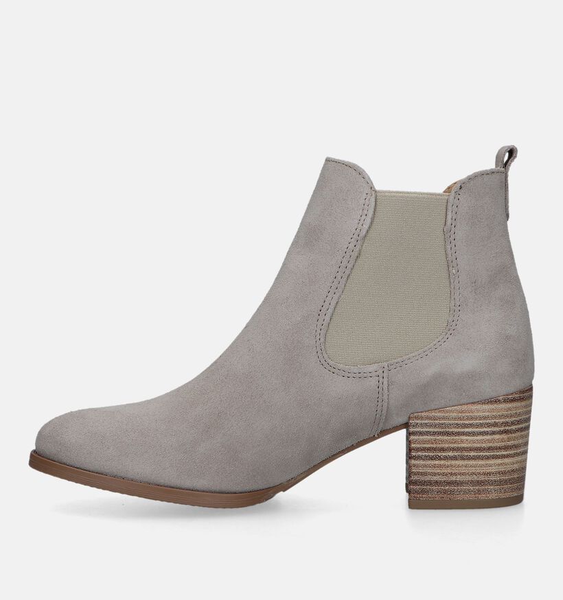 Tamaris Taupe enkellaarsjes voor dames (335995)