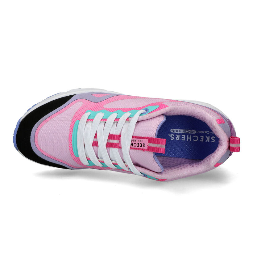 Skechers Uno Color Steps Roze Sneakers voor meisjes (318195)