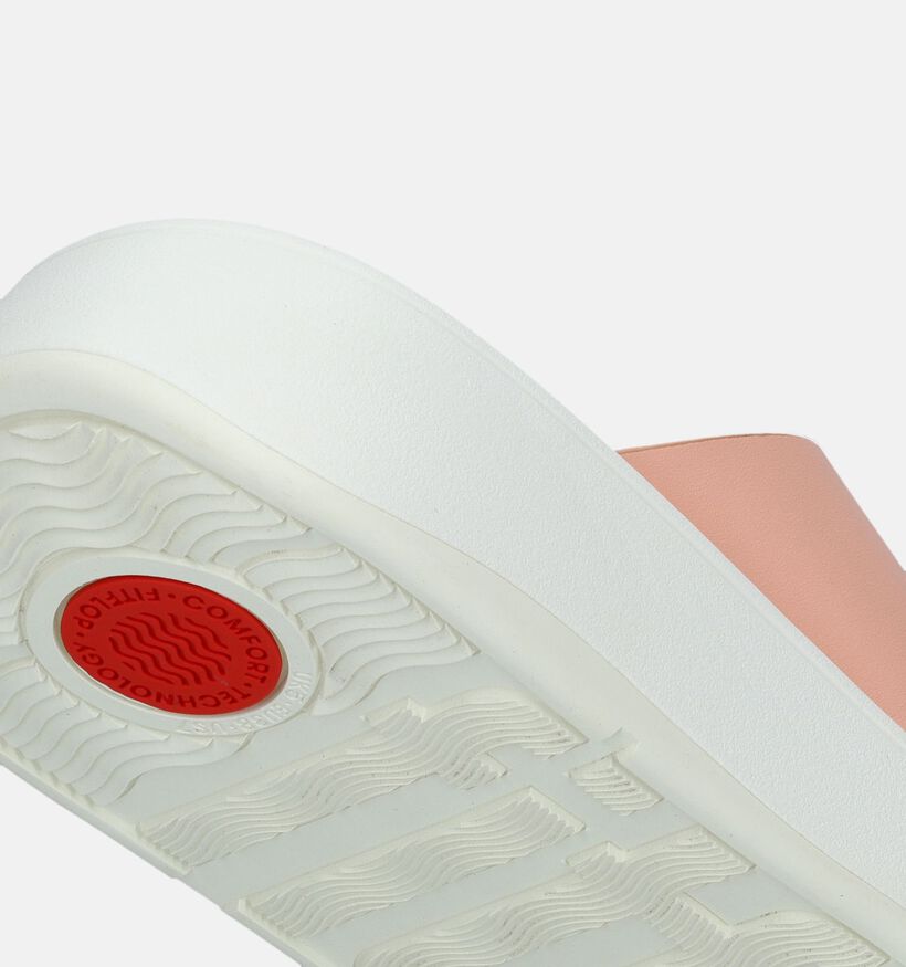 FitFlop F-Mode Flatform Cross Slides Roze Slippers voor dames (336990)