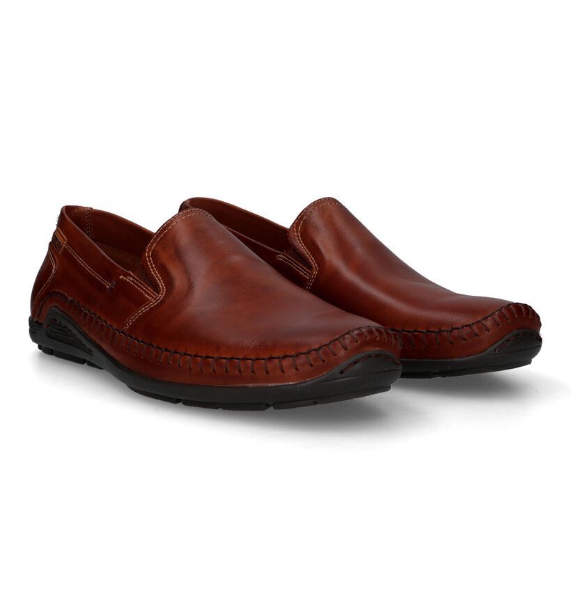 Pikolinos Azores Chaussures à enfiler en Cognac pour hommes (323361) - pour semelles orthopédiques