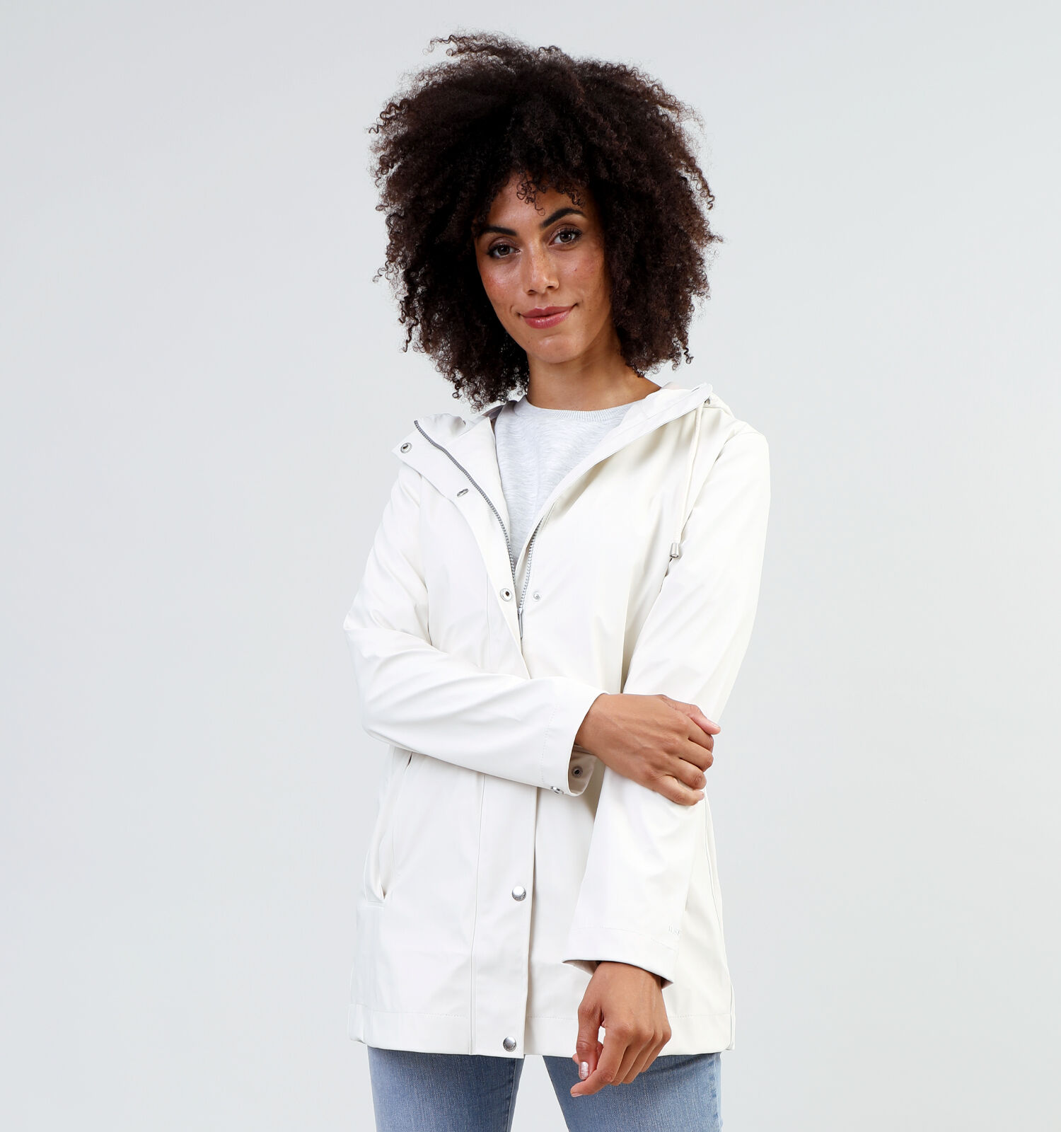 Ilse Jacobsen Witte Regenjas Dames Jassen Online op TORFS.BE