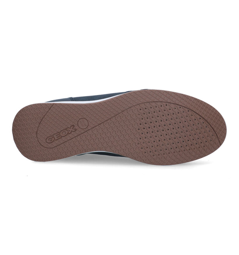 Geox Optek Avery Bruine Veterschoenen in kunstleer (320090)