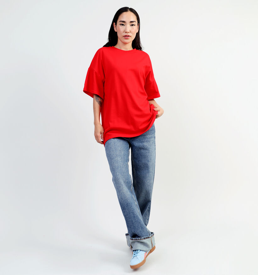 Pieces Auna Rood T-shirt voor dames (354097)