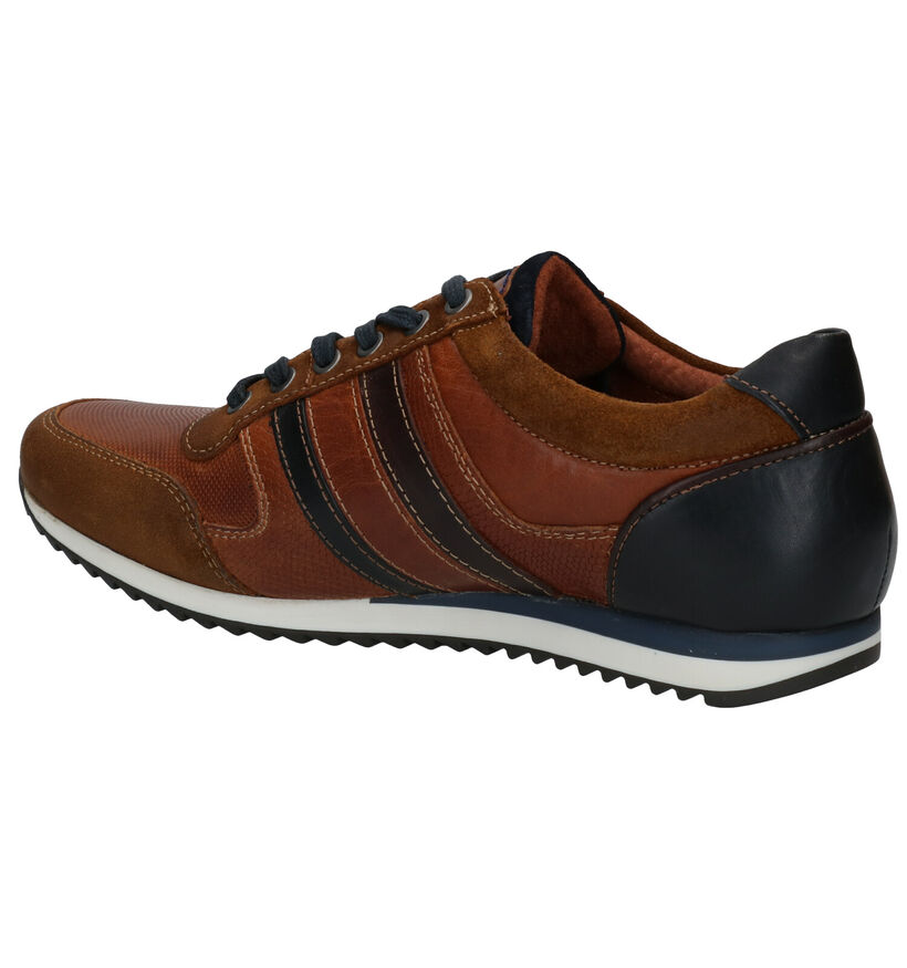 Australian Cornwall Chaussures à lacets en Bleu en cuir (282659)