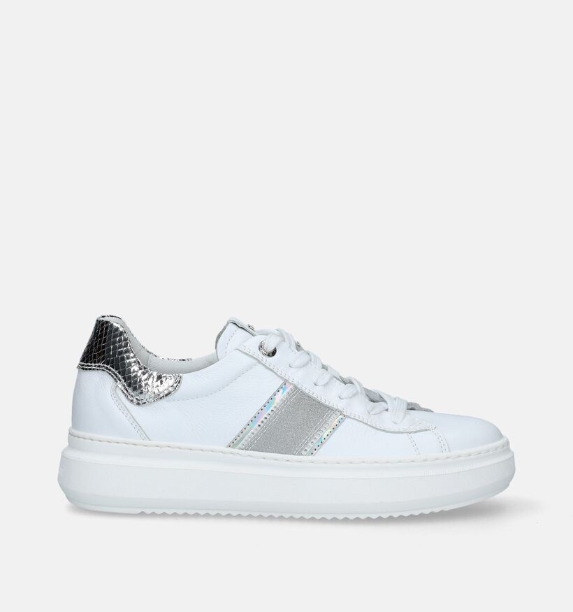 NeroGiardini Witte Sneakers voor dames (337173) - geschikt voor steunzolen