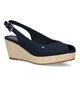 Tommy Hilfiger Iconic Elba Sandales en Beige en textile (320979)