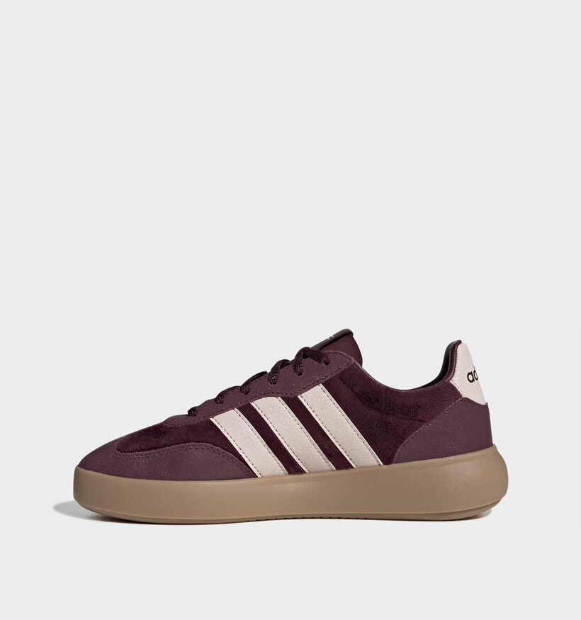 adidas Barreda Decode Lux Baskets basses en Bordeaux pour femmes (375370)