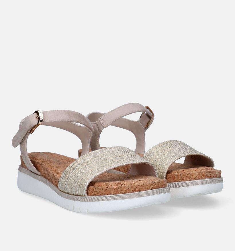 Tamaris Sandales compensées en Beige pour femmes (335496)