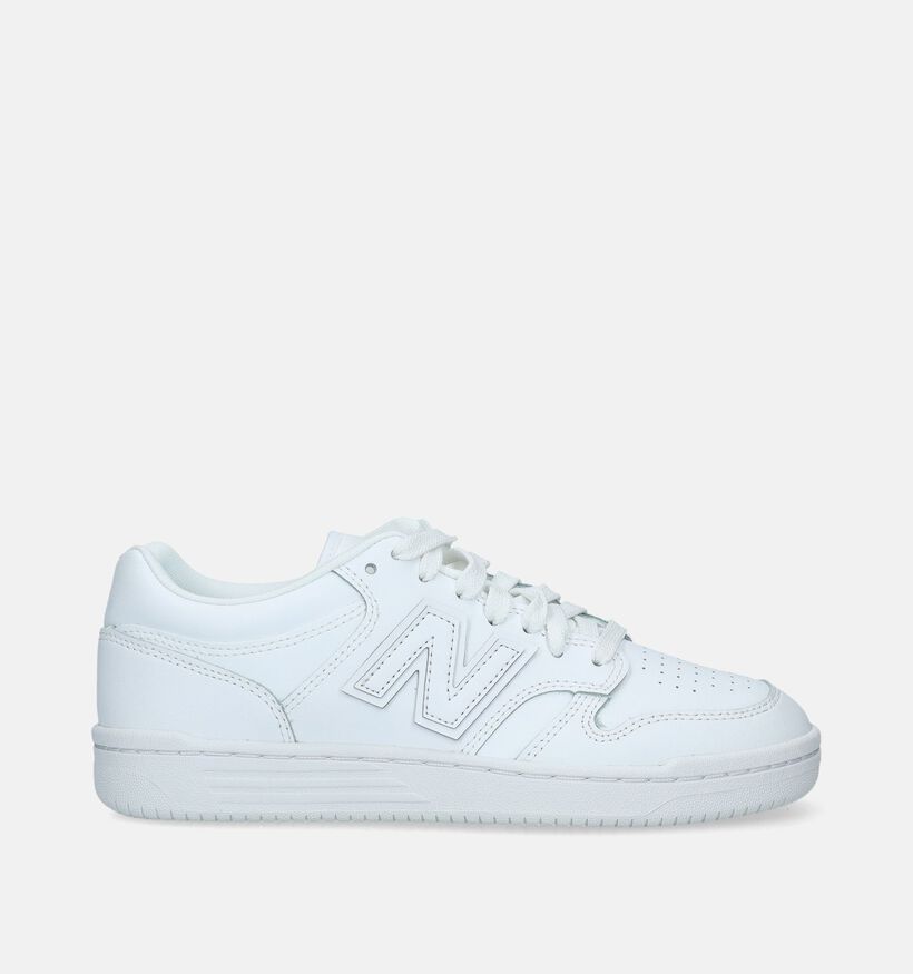 New Balance BB 480 Baskets en Blanc pour femmes (334560) - pour semelles orthopédiques