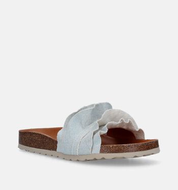 Verbenas Slippers Blauw