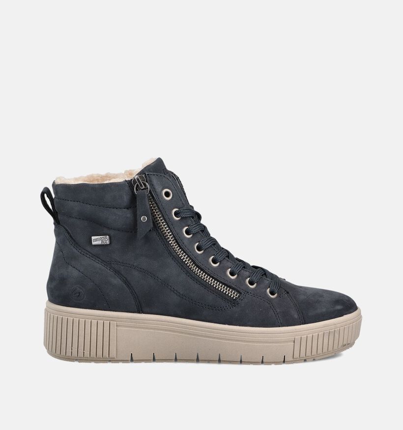 Remonte Baskets montantes en Bleu foncé pour femmes (363579) - pour semelles orthopédiques