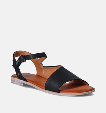 Mustang Sandalen Zwart/Cognac