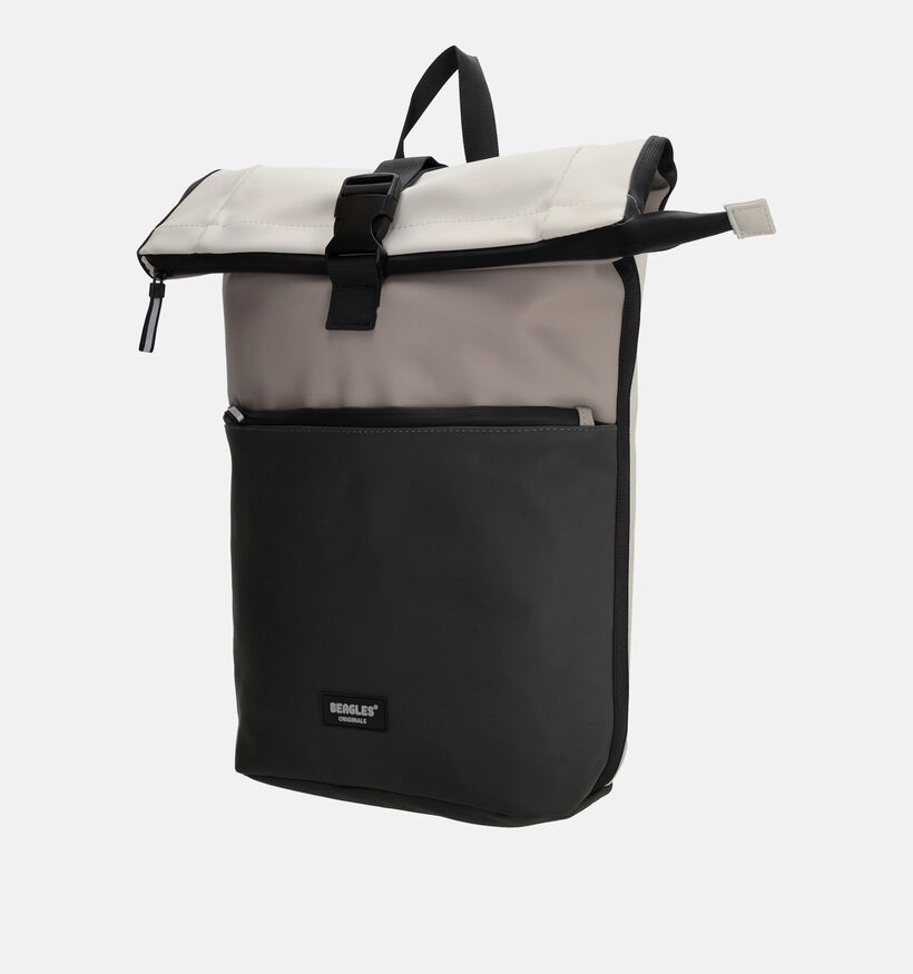Beagles Donkergrijze Rolltop Rugzak voor dames, heren (377044)