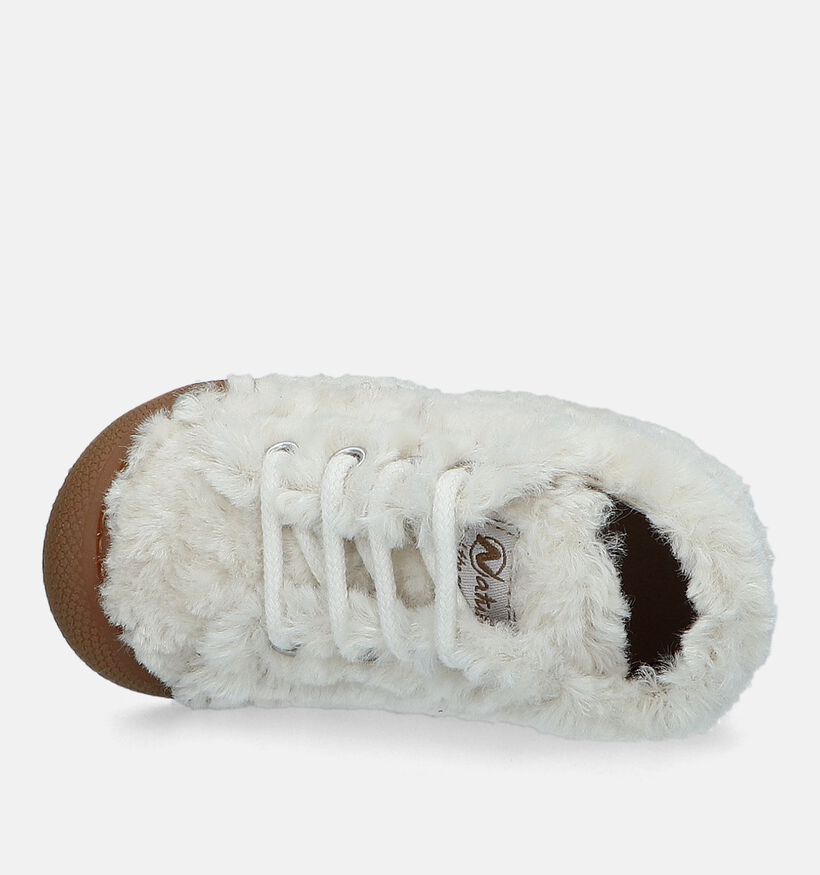 Naturino Cocoon Ecru Babyschoenen voor meisjes (331840) - geschikt voor steunzolen