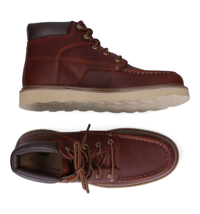 Caterpillar Byron Bottines en Marron en cuir (295023)