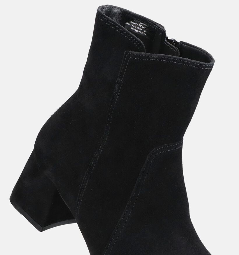 Gabor Comfort Bottines en Noir pour femmes (380095) - pour semelles orthop&eacute;diques