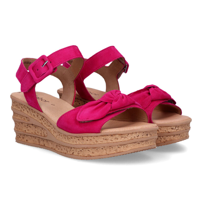 Gabor Best Fitting Fuchsia Sandalen voor dames (323108)