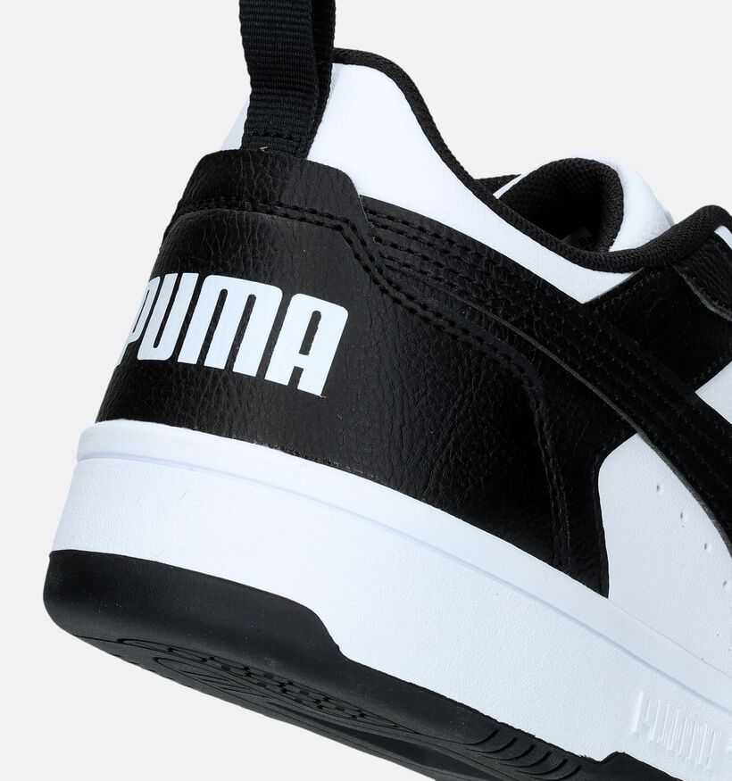 Puma Rebound V6 Low Baskets en Noir pour hommes (326849) - pour semelles orthopédiques