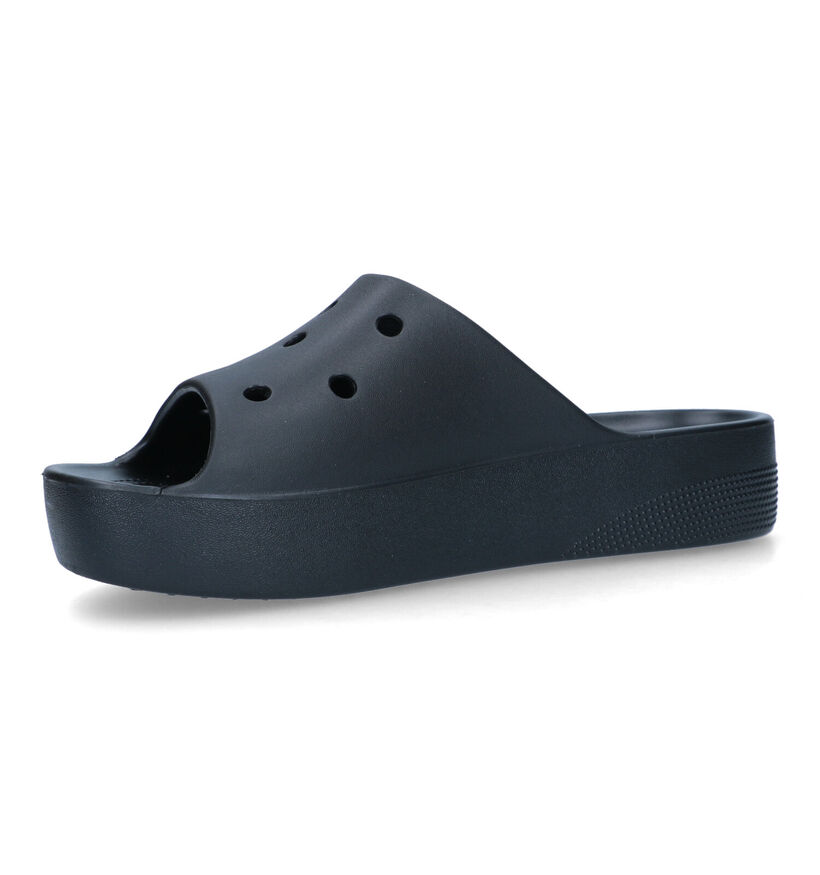 Crocs Classic Platform Zwarte Slippers voor dames (322209)